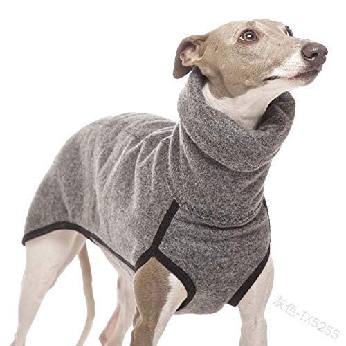 ravura Winterwarmer Hundemantel – Stylischer Turtleneck für Kalte Tage Hundewintermantel aus Polarfleece – Kälte- und Wärmeschutz, Bequeme Hundebekleidung für Outdoor-Aktivitäten von MEIION