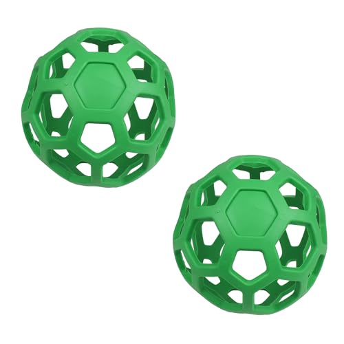 MEISH 2Pcs Schildkröte Leckerli Ball Gemüse Dispenser Heu Feeder Ball Fütterung Gras Ball Spielzeug für Schildkröte Kaninchen Meerschweinchen von MEISH