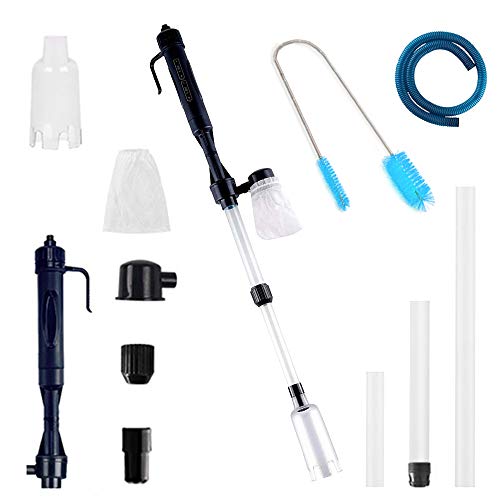 Elektrische Mulmsauger Kit,Bodenreiniger Aquarium,Aquarium Mulmsauger,Kiesreiniger Siphon Staubsauger,Automatisch Aquarium Wasserwechsler,Fish Tank Reiniger von MEISHANG