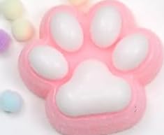 MEIYAXINWIN 2 Stück Cat Paw Squeeze Toy, Flauschige Sensorische Squeeze Spielzeug Süße Weiche Katzenpfoten Quetsch Spielzeuge Quetschspielzeug Katzenpfoten Cat Paw Anti Stress Bälle, für Stressabbau von MEIYAXINWIN