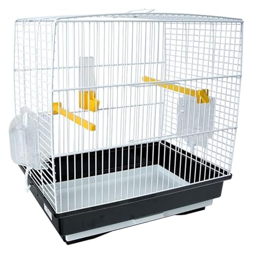 Bird Cagesolid Vogelkäfig Edelstahl Vogel Käfig Großer Papagei Käfig Drossel Taube tragbare kleine Größe Vögel Reisen Käfig Haustier for Lovebirds Finken Papageienvogel Vogelkäfig von MEMEM