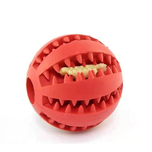 Gummi-Hundeball für Welpen FunnyToys für Hunde Hundespielzeug für Haustierwelpen Große Hunde Zahnreinigung Snackball Spielzeug für Haustierprodukte von MENGDIYAQIAN