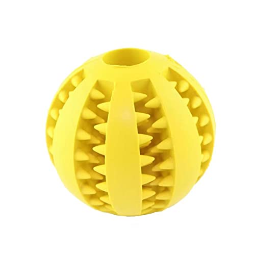 Gummi-Hundeball für Welpen FunnyToys für Hunde Hundespielzeug für Haustierwelpen Große Hunde Zahnreinigung Snackball Spielzeug für Haustierprodukte von MENGDIYAQIAN