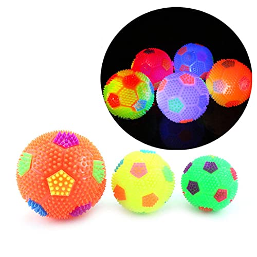 Haustier Hund Interaktives Quietschen Ball Spielzeug mit Licht Haustier Training Elastischer Ball Spielzeug Welpe Durable Chew Play Ball Haustier Hund Spielzeug Liefert von MENGDIYAQIAN