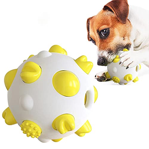 Spielzeug für Hunde TPR Hundeball für Welpen Lustiges Hundespielzeug für Haustierwelpen Große Hunde Zahnreinigungsball Spielzeug für Haustierprodukte von MENGDIYAQIAN