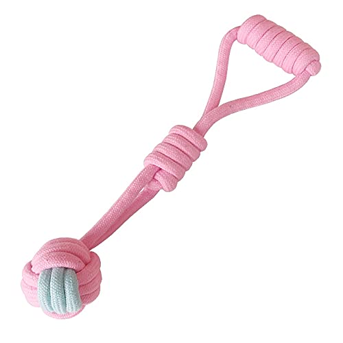 MENGHONGLLI Hand Ball Dog Molar Teeth Cleaning Toy Candy Color Woven Cotton Rope von MENGHONGLLI