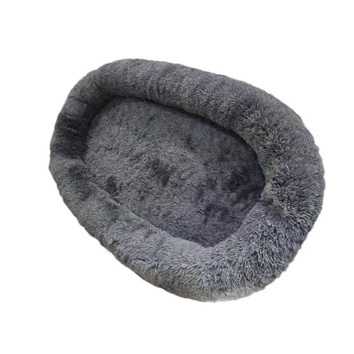 MEOYCHB Hundebett In Menschlicher Größe, Menschliches Hundebett, Extra Großes Bett Für Erwachsene Und Haustiere, Riesige Hundebetten Mit Abnehmbarem Bezug, Für Men(Size:6XL(185x120x30cm),Color:Grau) von MEOYCHB