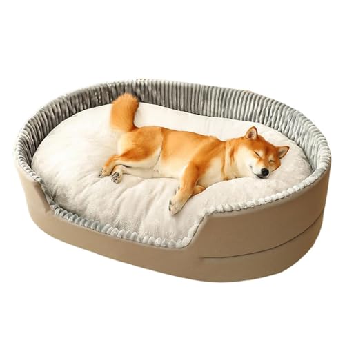 MEOYCHB Orthopädisches Hundebett Wasserdichtes Großes Hundebett, Mittelgroßes Hundebett,Waschbar,Für Große,Mittelgroße Und Kleine Hunderassen,Weiche Haustierbettmatte(Size:Small 60cmx40cm,Color:Grau) von MEOYCHB