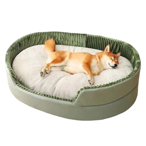 MEOYCHB Orthopädisches Hundebett Wasserdichtes Großes Hundebett, Waschbar,Für Große,Mittelgroße Und Kleine Hunderassen,Weiche Haustierbettmatte(Size:Large 110cmx70cm,Color:Grün) von MEOYCHB