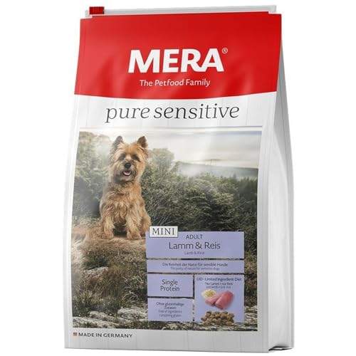 Mera Dog Pure Sensitive Mini Lamm & Reis 1 kg von MERA