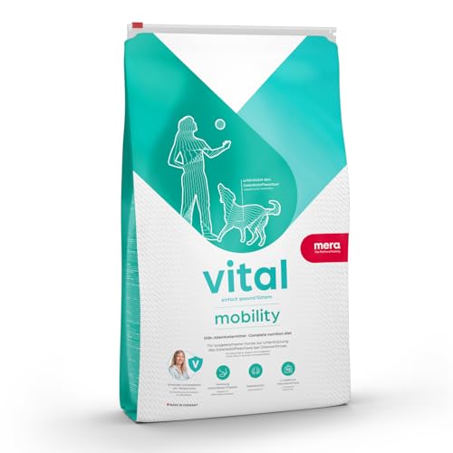 MERAVITAL Mobility (10kg), Hundetrockenfutter zur Unterstützung der Gelenkgesundheit, bei Arthrose, für ausgewachsene Hunde von MERAVITAL Einfach gesund füttern