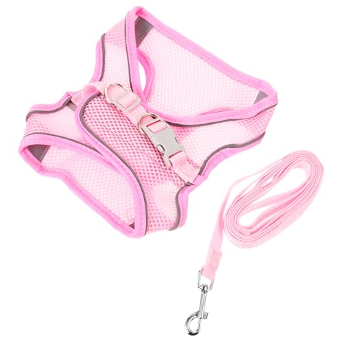 MERRYHAPY 1 Satz Haustier Geschirr hundehalsband Welpenleine Hundebesitzer Dog Clothes Gürtel Hundeleine hundegeschirr Leine einstellen Seil Hündchen Gurt Polyester von MERRYHAPY