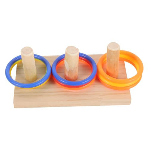 MERRYHAPY Intelligenzspielzeug-Set für Vögel Sittiche Nymphensittiche Wellensittiche Aras Papageien Trainingsspielzeug Ringspielzeug interaktives Vogelspielzeug für den Käfig von MERRYHAPY