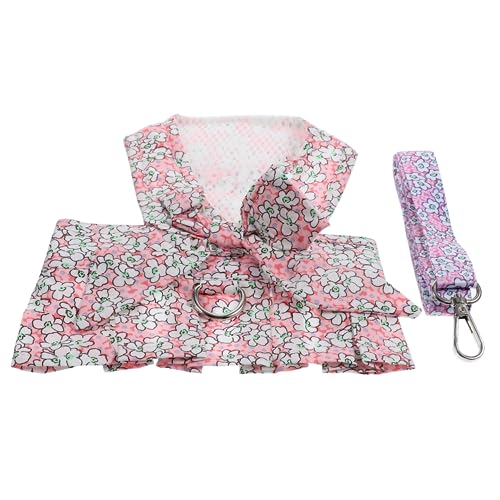 MERRYHAPY Welpen- Und Leinen-Set Hundekleid Verstellbare Hundeleine Stabile Outdoor-Leine Flaches Seil Zur Einfachen Aufbewahrung Haustierkontrolle Für Hunde von MERRYHAPY