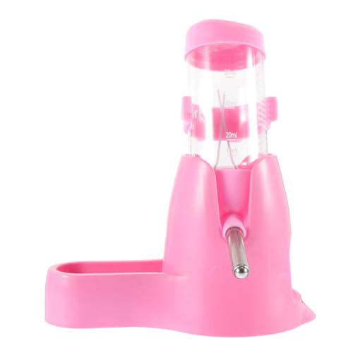 MERRYHAPY 1 Satz Trinkbrunnen Für Hamster Automatische Tränke Für Haustiere Chinchilla-wasserflasche Kleine Trinkflasche Für Haustiere Automatische Wasserzufuhr Rosa Plastik Wiederverwendbar von MERRYHAPY