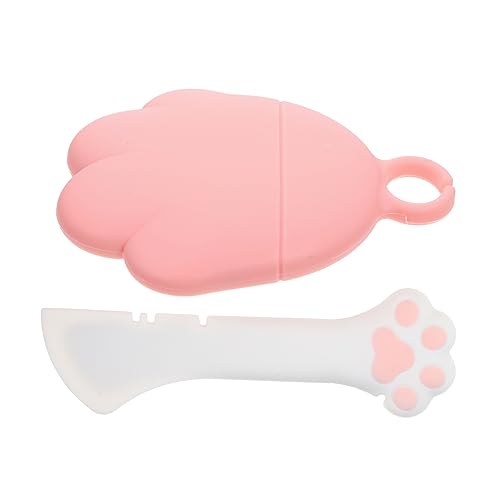 MERRYHAPY 1 Satz Von Silikonfutter Dose Lid Löffel Set Multifunktional Löffel Hundefutter Kann Bedecken von MERRYHAPY