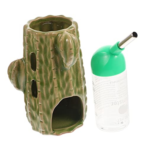 MERRYHAPY 1 Satz Wasserflasche Für Hamster Kleine Wasserflaschen Vogeltränke Für Käfig Hasen-Accessoires Vertikale Chinchilla-Flasche Hasenkäfige Vogelkäfigzubehör Für Sittiche Keramik von MERRYHAPY