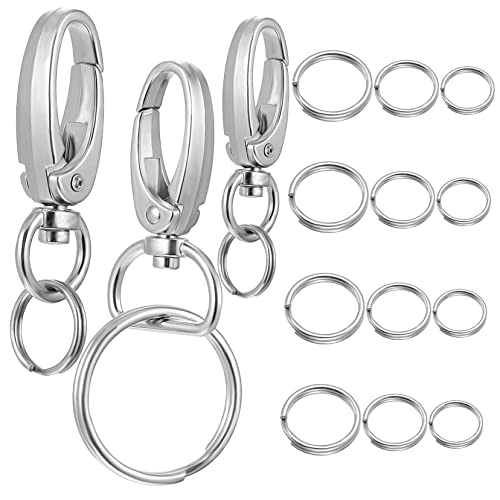 MERRYHAPY Hundemarken-Clips mit Schnalle für Haustiere 5er-Set Edelstahl-Clips für und Geschirre von MERRYHAPY