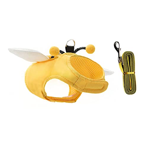 MERRYHAPY 1 Set Katzenleine Haustier Traktionsgurt Outdoor Gehgeschirr Kätzchengeschirr Und Leine GEH Zugseil Verstellbares Laufseil Haustier Katzen Zuggurt Katzen Traktionsseil von MERRYHAPY