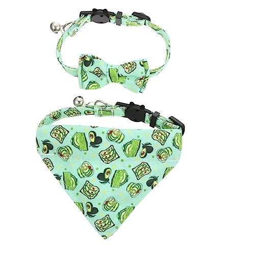 MERRYHAPY 1 Set Von Verschleiß-resistenten Katzenbandana Entzückende Katzenlätzchen Tragbare Katzenkragen Kätzchenversorgung von MERRYHAPY