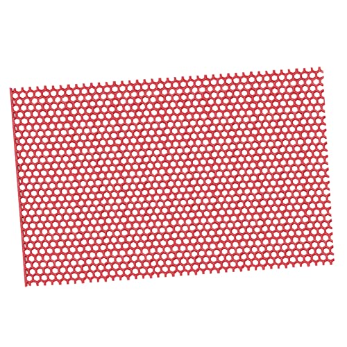 MERRYHAPY Reinigungsplatte für Haustierkäfige Bodenunterlage für Haustierkäfige Rot 30 x 45 cm Abflussunterlage für Haustierkäfig-Zubehör von MERRYHAPY