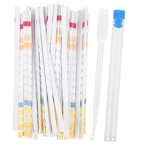 MERRYHAPY 100 Stück Wasserqualitätstestpapier Für Den Haushalt Reinheitsteststreifen Wassertestpapiere Wasserteststreifen Wassertest Kit Ph Meter Aquarium Wassertest Kit Kunststoff von MERRYHAPY