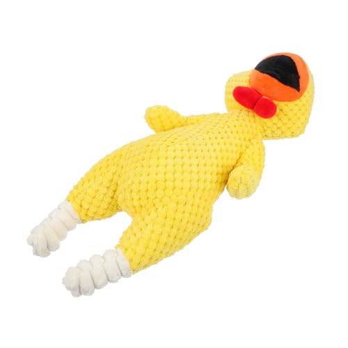 MERRYHAPY üsch Huhn Hundespielzeug Mit Geräuschfunktion Interaktives Kauspielzeug Für Große Hunde Squeaky Toy Für Stressabbau Und Spielspaß Ideal Für Welpen Und Aktive Hunde von MERRYHAPY