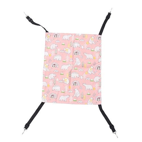 MERRYHAPY 1Stk Hängendes Haustierbett Haustierkäfig-Hängematte Igel Hängematte Katze Hängematte pet Bed haustierfeldbett petbett schaukel Haustier-Schlafbett Haustier hängendes Bett Rosa von MERRYHAPY