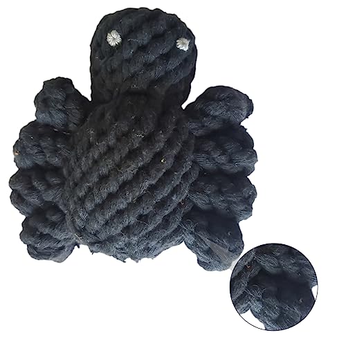 MERRYHAPY 1Stk Molarenspinne Spielzeug kleines Hundespielzeug Plüschspielzeug für Hunde Welpe Halloween Spielzeug Halloween Toys Spielzeug für Haustiere pet kauen weben Seil Spielzeug Black von MERRYHAPY