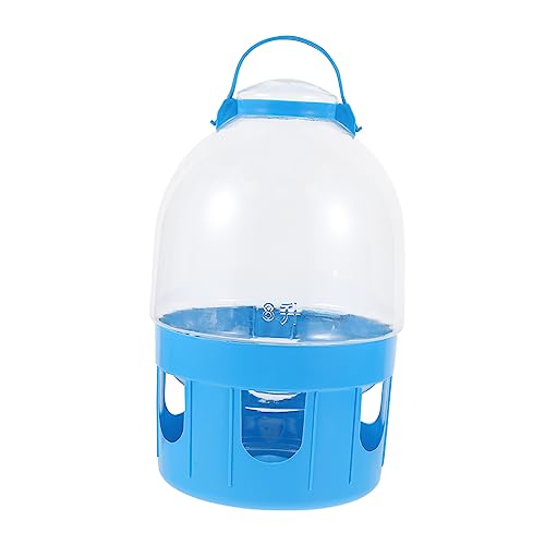 MERRYHAPY 1Stk Taubenkessel Taubenschale taubentrinkversorgung Taubenwasser Wasserkühler tränkebecken wasserbecken Wasserbehälter für die Taubenfütterung praktischer Vogelhäuschen PVC Blue von MERRYHAPY