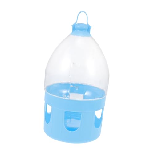 MERRYHAPY 1stk Taubenkessel Vogel Selbsttrinker Tauben Wassertopf Lebensmittelbehälter Automatische Vogeltränke Taube Wasserkocher Futterspender Für Tauben Volierenkäfig Im Freien PVC Blue von MERRYHAPY