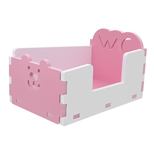 MERRYHAPY 2 STK Hamster Toilette Kleine Haustiertoilette Hamster Kleine Toilette Meerschweinchen Bad Sandzimmer Chinchillastaubbad Hamsterbadewanne Katzenstreu Im Badezimmer Rosa PVC von MERRYHAPY