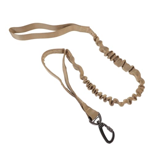 MERRYHAPY 2 STK Trainingsgeschirr Für Hunde Käfige Leine Mit Kettenschlaufe Kettenringleinen Seil Leine Haustierleine Hundeleinen Leine Seilleinen Hundetraining Führen Khaki von MERRYHAPY