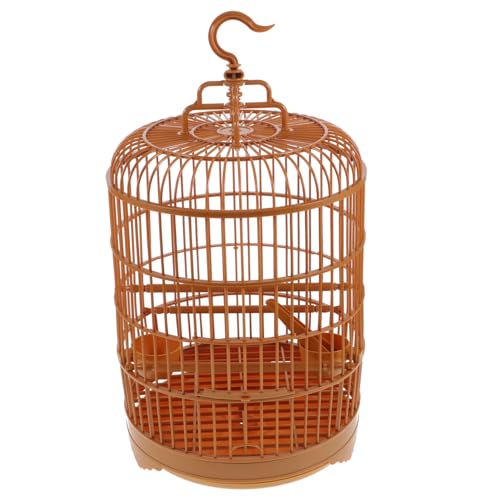 MERRYHAPY 2 Sätze Vogelkäfig käfig wellensittich Birdcage Bird cage Käfig für Haustiere Parrot cage runder Wellensittichkäfig Vogelgitterkäfig Vogelversorgung Vogel Papageienkäfig Plastik von MERRYHAPY