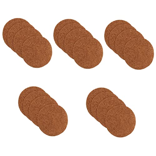 MERRYHAPY 20 STK Taubennestmatte Taubeneier Matten Papageien brüten Nestmatte Vogelkäfige Nesting-Pads Taubennest Liner Vogel Pad natürliche Taubennestunterlage Premium-Vogeleiermatten Kokos von MERRYHAPY