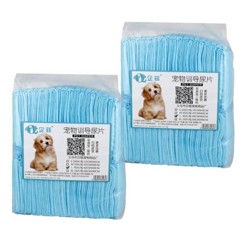 MERRYHAPY 20St Trainingsunterlagen für Haustiere Welpen Pads Welpenunterlagen Haustierwindeln Windeln für das Hundetraining Hunde-Pipi-Pads Hundewindeln Trainingsmatten für Haustiere von MERRYHAPY