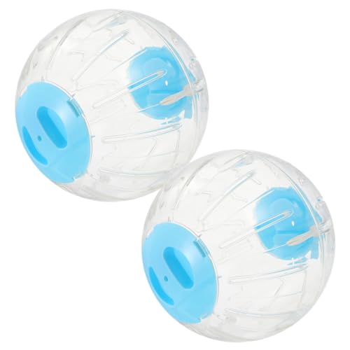 MERRYHAPY 2St Hamster-Gymnastikball Spielzeug für Rennmäuse Kleiner Laufball für Haustiere Hamster Spielzeug Hamster zubehör Meerschweinchen Rennmäuse Laufen Bälle Hamster läuft Bälle STK von MERRYHAPY