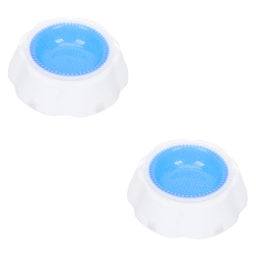 MERRYHAPY 2St Haustier Wasser frostige Schüssel kühlschüssel pet Water Bowl Wasserautomatenspender für zu Hause Hundewasser Hundenäpfe sommerlicher Trinknapf für Haustiere Hauskatze Kühlnapf von MERRYHAPY