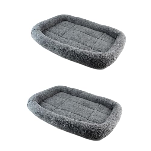 MERRYHAPY 2St hundehaus Bett Animal Polster Animal Blanket Dog Bed katzenbetg petbett Plüschbett für Haustiere Hundebetten für große Hunde für Haustierbetten Haustier warmes Grey von MERRYHAPY