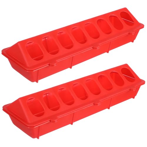 MERRYHAPY 2Stücke Taube Futtertrog aus Splash Futterspender für Taubenkäfige Langlebig Reinigen für Rot MERRYHAPY 2Stücke Taube Futtertrog aus Splash Futterspender für Taubenkäfige Langlebig Reinigen für Rot von MERRYHAPY
