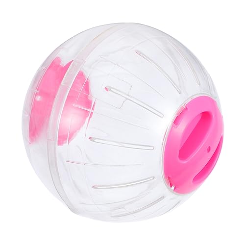 MERRYHAPY 2st Hamster Laufball Spielzeug Für Meerschweinchen Laufrad Für Haustiere Hamster-Gymnastikball Hamster Joggen Laufen Für Ratte Hamsterübung Hamster Laufrad Hamsterball Plastik Rosa von MERRYHAPY