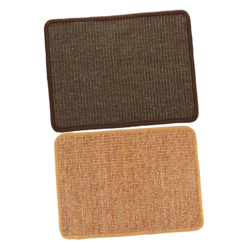 MERRYHAPY 2st Sisal Katzen Griff Kratzbrett Für Katzen Kratzmatte Aus Leinen Für Katzen Katze Kratzmatte Möbelschutz Für Katzenkratzer Katze Schlafteppich Kratzspielzeug Für Katzen Teppiche von MERRYHAPY