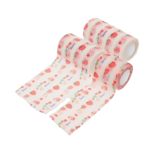 MERRYHAPY 3 Rollen Hundebandage Farbige Hundebandage Haustierbandage Haustier Mullwickel Hundepfotenwickel Hundewickel Multifunktions Katzenbandage Hundepfotenband Hundefußbandage von MERRYHAPY