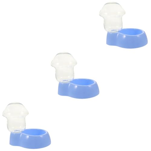 MERRYHAPY 3 Sätze Trinkschale Wasserspender Für Haustiere Automatische Futterspender Für Hunde Kiste Kleiner Hundewassernapf Wasserspender Für Katzen Automatische Wasserzufuhr Plastik Blue von MERRYHAPY