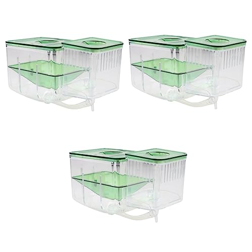 MERRYHAPY 3er-Box Zuchtbecken Für Aquarien Aquarienzüchter Zuchtbecken Für Goldfische Brüterei Aquarienzucht Inkubator Fisch-Tanks Aquariengewöhnung Automatisch Guppy Betta-fischzubehör von MERRYHAPY