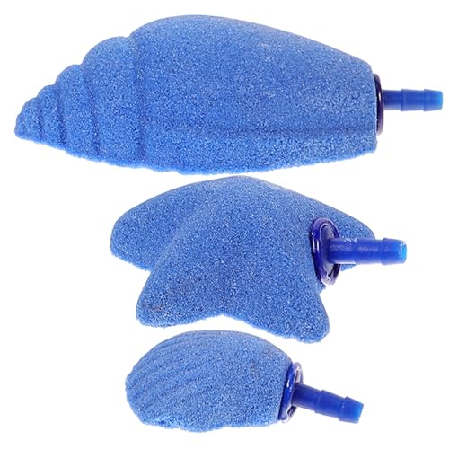 MERRYHAPY 3st Aquarium Luftstein Aquarienbedarf Kleiner Blasenstein Aquariensprudler Kleiner Luftsprudler Blasenstein Für Den Täglichen Gebrauch Aquarium-blasenstein Mineralischer Sand Blue von MERRYHAPY