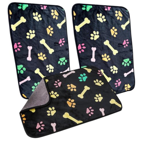 MERRYHAPY 3st Haustierdecke Flanelldecke Warme Decke Decken Für Katzenkäfige Tierdecken Wärmekissen Für Katzen Kätzchendecke Katzendecke Chinchilla-Decke Welpendecke Hundebettdecke von MERRYHAPY