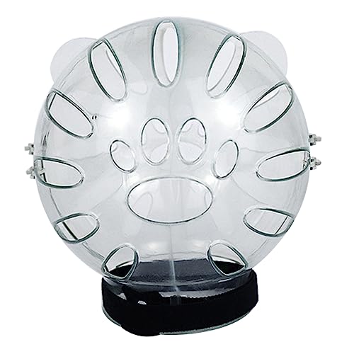 MERRYHAPY Helm Katze 3st Haustierraumhaube Klare Katzenhaube Katze Hund Katzenblase Zum Fellpflegen Katzenhelm Klarer Helm Fellpflegehelm Für Katzen Katzenmaulkörbe Zum Beißen Maske Transparent Abs von MERRYHAPY