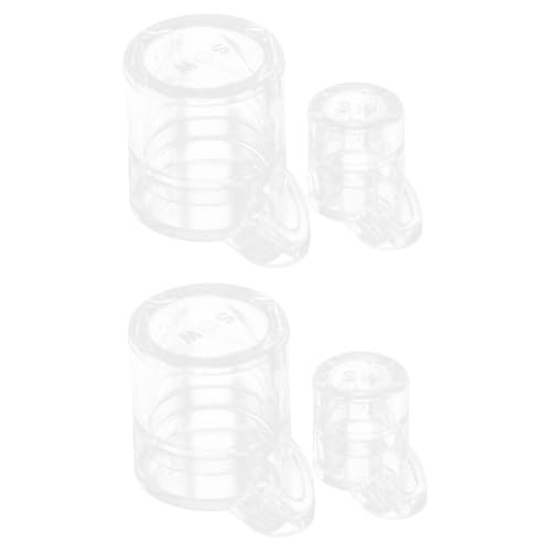 MERRYHAPY 4 Stück Ameisen Wasser Fütterung Gerät Wasserspender Für Reptilien Bienenstock Wasserspender Bienenstock-Feeder Wassernapf Für Reptilien Ameisen Trinknäpfe Acryl Transparent von MERRYHAPY