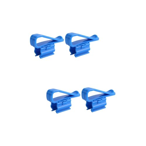 MERRYHAPY 4 Stück Clip für Wasserrohre Schlauch Röhrenhalter für Aquarien Eimer für die Aquarienreinigung Aquarium-Clip Aquarieneimer Rohrschelle Befestigungsklemme für Aquarienpumpe Blue von MERRYHAPY